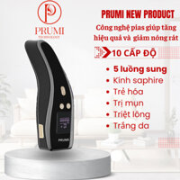 Máy triệt lông cầm tay tại nhà 10 cấp PRUMI , máy triệt lông vĩnh viễn tay, lông nách, vùng kín,triệt lông toàn thân