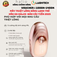 Máy Triệt Lông Halio IPL Cooling Hair Removal Device – mẫu mới 2025 – quà tặng (Hàng Chính Hãng)