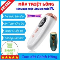 Máy Triệt Lông IPL 990000 Máy Triệt Lông Toàn Thân Bằng Laser Trẻ Hóa Da Triệt Lông Hiệu Quả Không Đau Rát Không Mọc Lại