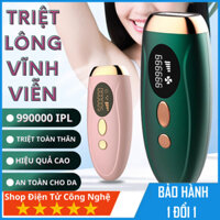 Máy triệt lông IPL 990000 xung sử dụng công nghệ cao kết hợp trẻ hóa làn da hàng chính hãng