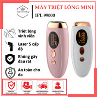 Máy triệt lông mini chính hãng IPL 99000 - Máy triệt lông toàn thân bằng Laser, Không gây đau rát