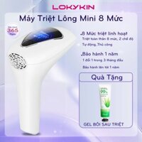 Máy triệt lông mini vĩnh viễn cầm tay Lokykin tẩy lông nách, lông tay, chân, lông Bikini tại nhà