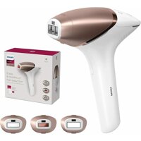 Máy triệt lông Philips Lumea Prestige BRII955 450.000 xung có 3 đầu gắn cho body, mặt, bikini và nách