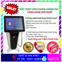 Máy triệt lông spa mới nhất Diode Laser AMERICAN bọc da cao cấp 2022
