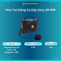 Máy Trợ Giảng Có Dây Sony SN-898, Loa Trợ Giảng Có Dây, Có Bluetooth, Loa Trợ Giảng BH Lỗi 1-1