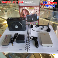 Máy trợ giảng đeo bụng Pioneer PL-202 25W giá rẻ có remote, dùng 6-8h, đáp ứng phòng 40m2-80m2 | Máy trợ giảng