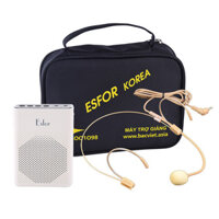 Máy trợ giảng Hàn Quốc Esfor ES330 mini mic hạt gạo màu da (ES-330 micro có dây)