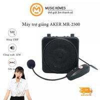 Máy trợ giảng không dây AKER MR2500 kết nối Bluetooth, mic thu âm to rõ, Hỗ trợ cổng thẻ nhớ, USB - Bảo hành 12 tháng