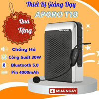 Máy trợ giảng không dây APORO T18 2.4G đủ màu sắc, loa trợ giảng aporo 30W dùng cho lớp 70 học sinh