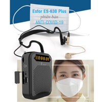 Máy trợ giảng không dây ESFOR ES630 Plus TWS Line Out, Loa Bluetooth ES-630 TWS