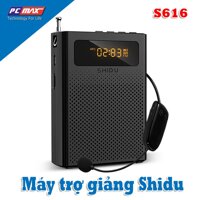 Máy trợ giảng không dây mini sóng 2,4g chống hú Shidu S616 - Hàng chính hãng