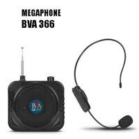 Máy trợ giảng không dây nhỏ gọn giá rẻ BVA 366 UHF, Echo, Line Out, Bluetooth