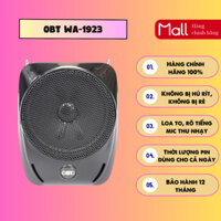 Máy Trợ Giảng Mic Cài Áo OBT WA-1923 | Loa To, Thiết Kế Chắc Chắn | Kết Nối Bluetooth | BH 12 tháng
