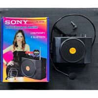 MÁY TRỢ GIẢNG SONY SN-898 KÈM MICRO CÓ DÂY GIÁ SIÊU RẺ, nhỏ gọn, tiếng siêu to siêu chắc chắn, pin cực khủng.