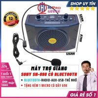 Máy Trợ Giảng Sony SN898 Bluetooth Tặng Kèm Micro Có Dây, Máy Nghe Nhạc Đa Năng Usb-Thẻ Nhớ-Đài Fm-Pin Sạc-H2Pro Audio