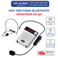 Máy trợ giảng SOONTRAN S0-Q5 có 2 micro (không dây, có dây) chính hãng – Loa trợ giảng, giảng dạy, hướng dẫn viên