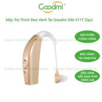 Máy Trợ Thính Không Dây Đeo Vành Tai GOODMI GM-311T (Sạc), Tai Nghe Trợ Thính Người Già