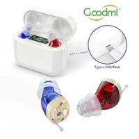 Máy trợ thính không dây, kỹ thuật số, Tai nghe trợ thính cho người cao tuổi kèm phụ kiện, sạc pin model GM-912T