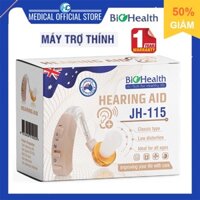 Máy Trợ Thính không dây Biohealth JH-115 (Úc)-Máy điếc, tai nghe trợ thính cho người già nghe kém