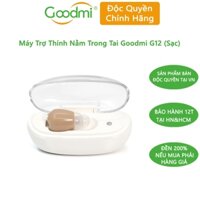 Máy Trợ Thính Người Già 1 Tai GOODMI G12 (Sạc), Tai Nghe Trợ Thính Không Dây
