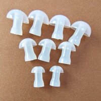 Máy Trợ Thính Silicon Nút Tai Đầu Cao Su Nút Tai Mềm Đầu Nghe Phụ Kiện Máy Trợ Thính Phần Đa Năng Một Lớp Y Tế Không Mùi