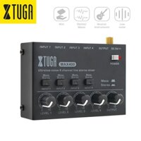 Máy Trộn Âm Thanh 4 Kênh Ít Ồn Thấp 4 Kênh 4 Đầu Vào DC 5V Nhỏ Gọn Tiện Dụng Cho Guitar Bass / Micro / Sân Khấu