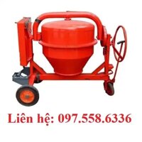 Máy trộn bê tông 350l một bao xi măng (chưa động cơ)