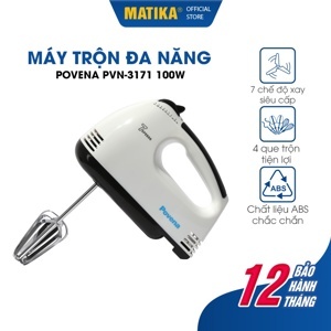 Máy trộn bột cầm tay Povena PVN-3171