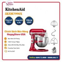 Máy trộn bột chuyên nghiệp KitchenAid 5KSM7990X - 220V