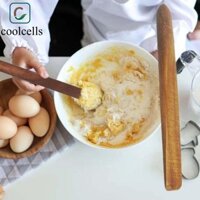 Máy trộn bột COOLCELLS, Máy đánh bột cầm tay Đan Mạch cầm tay, Thìa trộn Salad Gỗ lâu bền Bột trộn nhà bếp