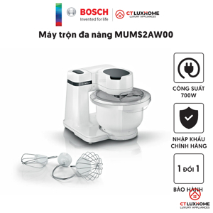 Máy trộn bột đa năng Bosch HMH MUMS2AW00