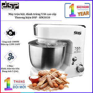 Máy trộn bột, đánh trứng cao cấp DSP KM3030