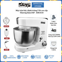 Máy trộn bột, đánh trứng dung tích 5 lít thương hiệu cao cấp DSP KM3030 - Hàng Nhập Khẩu Chính Hãng