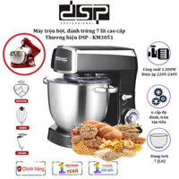 Máy trộn bột, đánh trứng dung tích 7 lít KM3051 cao cấp Thương hiệu DSP 1500W có 6 mức điều chỉnh