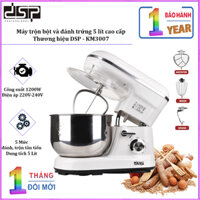 Máy trộn bột, đánh trứng và trộn salad dung tích 5 lít DSP KM3007, công suất 1200W