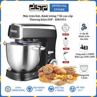 Máy trộn bột, đánh trứng và các loại thực phẩm 7 lít, 1500W thương hiệu DSP KM3051 (Bảo Hành 1 Năm)