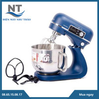 Máy trộn bột HOME ELEC 6L 600W - Hàng Ả Rập, trộn 1.5 kg bột - thân kim loại, 2 càng đánh bột- động cơ DC siêu êm