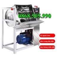 Máy trộn bột khô đều nhau, trộn đều các loại bột, máy trộn bột ngang có chế độ đảo, máy trộn 5kg