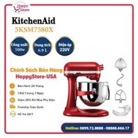 Máy trộn bột KitchenAid Artisan 5KSM7580X 6.9L - 220V