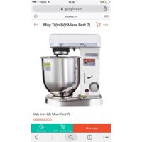 máy trộn bột Mixer Fest 7l