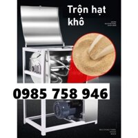 Máy trộn bột nằm ngang giá rẻ - Năng suất trộn 10kg bột/mẻ, mỗi mẻ trộn khoảng 8-10 phút thiết kế Inox bền đẹp, vệ sinh