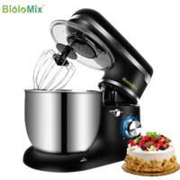 Máy trộn bột và đánh trứng 5 lít thương hiệu cao cấp BioloMix BM785LB - Công suất 1500W - HÀNG NHẬP KHẨU - Màu Đen