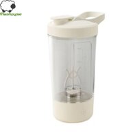 Máy trộn lắc Protein FLASHSYNC, Bình lắc Protein 400ml có thể sạc lại USB, Cốc xay sinh tố Protein tự làm trong suốt chạy điện tốc độ cao cho bữa ăn tập thể dục