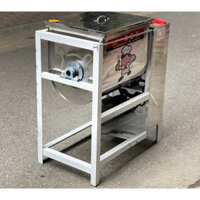 Máy trộn nhân bánh trung thu, máy trộn nhân nem, máy trộn bột nồi inox ngang, máy trộn bột 5-25kg/mẻ