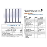 Máy trồng rau khí canh trụ đứng Ero-farm I6  là hệ 6 trụ , kiểu chữ i , là hệ thống trồng rau sạch tại nhà,