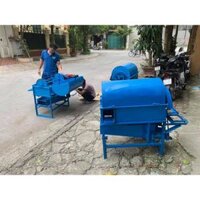 Máy tuốt lúa chạy xăng năm 2024