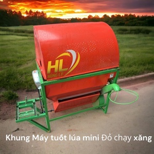 Máy tuốt lúa mini