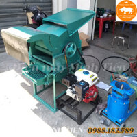 Máy tuốt lúa nương mini (động cơ xăng)