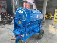 Máy tuốt lúa, vò lúa liên hoàn Nhật Tân NT1200 đầu nổ D10