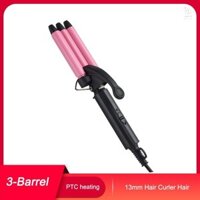 Máy Uốn Tóc 3 Thanh 13 Mm Máy Uốn Tóc Tóc Waver Dụng Cụ Tạo Kiểu Tóc PTC Làm Nóng